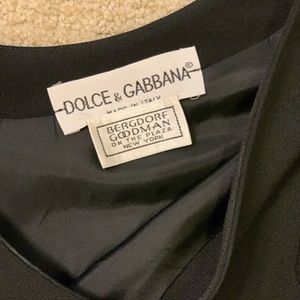 Perfect LBD: Rare Dolce & Gabbana Bergdorf classic little black dress!